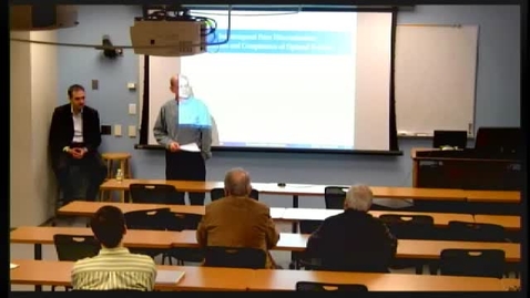 Thumbnail for ORIE Colloquium on 1/28/2013 - Ilan Lobel: Intertemporal Price Discrimination: Structure and Computation of Optimal Policies