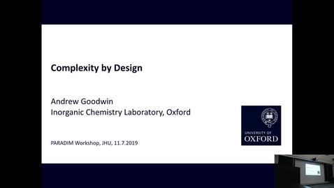 Thumbnail for entry Complexity By Design (Goodwin-Lecture 2)