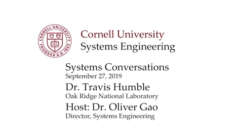 Thumbnail for entry Systems Conversation on 9/27/2019: Dr. Travis Humble