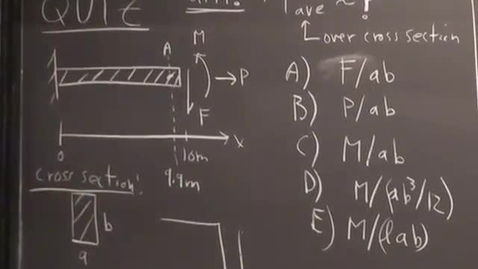 Thumbnail for 35 - Shear stress in beams Session 35