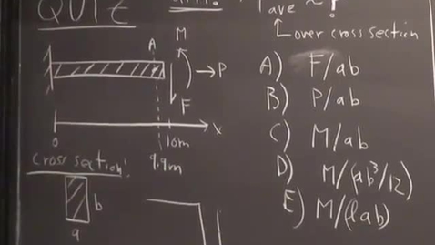 Thumbnail for entry 35 - Shear stress in beams Session 35