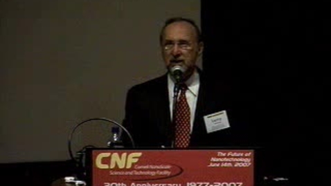 Thumbnail for CNF 30th (2007)  &quot;Welcoming Remarks&quot; with Lawrence Goldberg