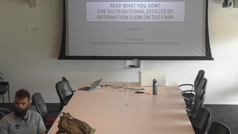 Thumbnail for Reap What You Sow? Privacy and Economic Distribution in Digital Agriculture