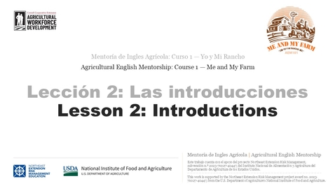 Thumbnail for Lección 2 vídeo 1 | Las introducciones