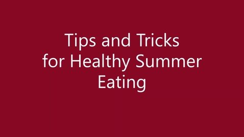 Thumbnail for CCE Oswego Healthy Eating with Diabetes in Summer