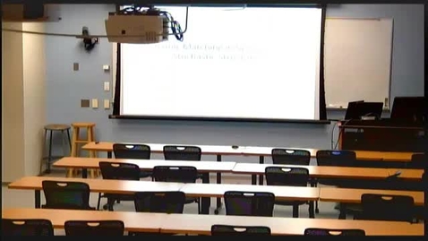 Thumbnail for ORIE Colloquium on 12/17/2013 - Vahideh Manshadi: Dynamic Matching in Systems with Stochastic Structures
