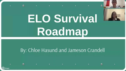 Thumbnail for entry ELS Survival Roadmap - Chloe Hasund and Jameson Crandell 