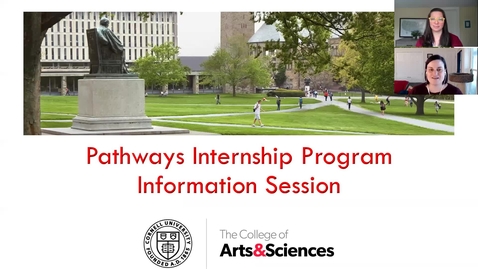 Thumbnail for Pathways Internship Program Information Session