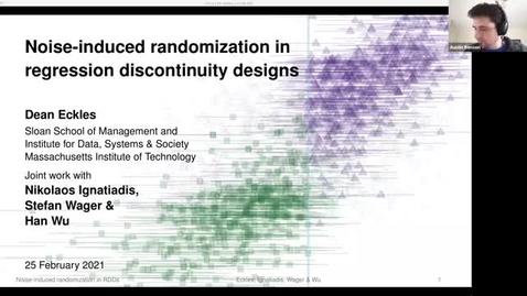 Thumbnail for CAM Colloquium - Dean Eckles (2/26/21)