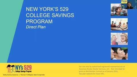 Thumbnail for NY 529 College Savings Program | Open Enrollment 2021