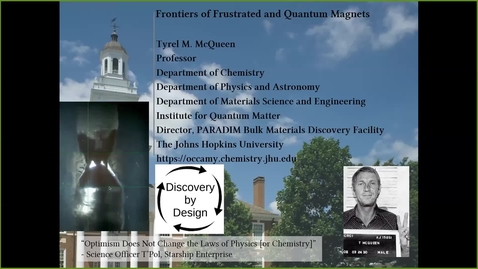 Thumbnail for entry PARADIM Summer School 2021  : The Landscape of Quantum Materials