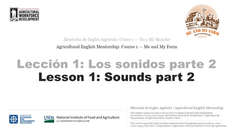 Thumbnail for Lección 1 vídeo 2 | Los sonidos, parte 2