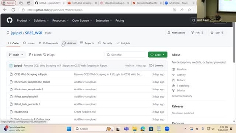 Thumbnail for Web Scraping in R