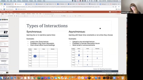 Thumbnail for entry Synchronous &amp; Asynchronous Learning