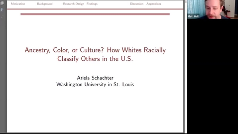 Thumbnail for Cornell Population Center Seminar Recording | Ariela Schachter