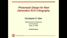 Go to Lester Talk with Prof. Chris Ober, MSE, Cornell with duration: 34 minutes, 2 seconds