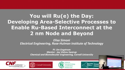 Thumbnail for Simoni @ 2022 NNCI REU Convocation