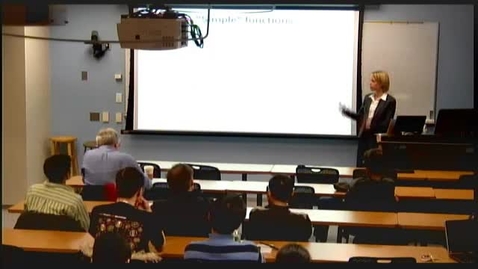 Thumbnail for ORIE Colloquium on 3/26/2014 - Stefanie Jegelka: Efficient Learning with Combinatorial Structure