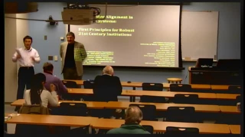 Thumbnail for Ezra's Round Table/Systems Engineering Seminar, 11/30/2012 - Joel Cutcher-Gershenfeld