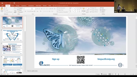Thumbnail for BioPacific MIP INTRO 2021 MRS conference MIP Forum (AM session) 