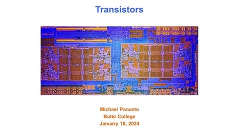Thumbnail for 2024 FLEX Workshop: Transistors