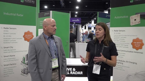 Thumbnail for entry IMS  2022 Interview: Rogers' High Frequency Laminates for Automotive Radar