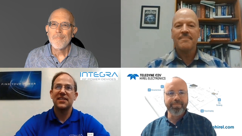 Thumbnail for entry Frequency Matters Interview: Integra/Teledyne Discuss Game Changing 100V GaN Transistors