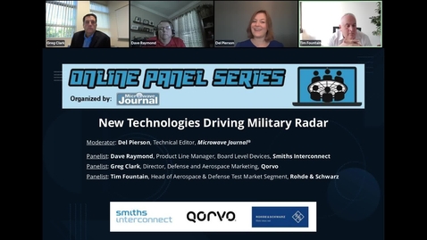 Thumbnail for Online Panel: New Technologies Driving Military Radar