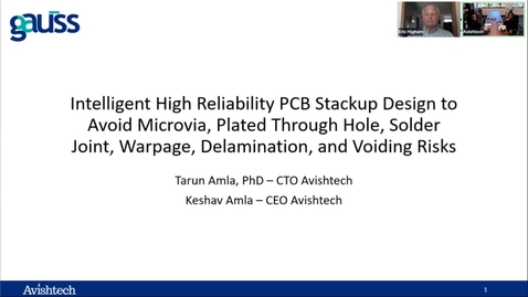 Thumbnail for Intelligent High Reliability PCB Stackup Design to Avoid Microvia, Plated Through Hole, Solder Joint, Warpage, Delamination, and Voiding Risks
