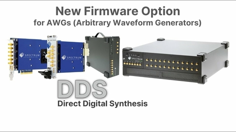 Thumbnail for entry DDS Option for High-speed AWGs Generates up to 20 Sine Waves