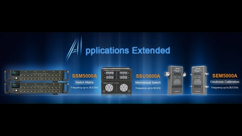 Thumbnail for entry SEM5000A &amp; SSU5000A &amp; SSM5000A Series Extend SIGLENT Solutions into complex RF Applications