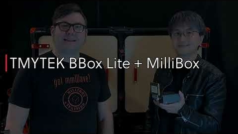 Thumbnail for Testing a TMYTEK BBox Lite using a MilliBox Compact mmwave Anechoic Chambers and Antenna Positioner