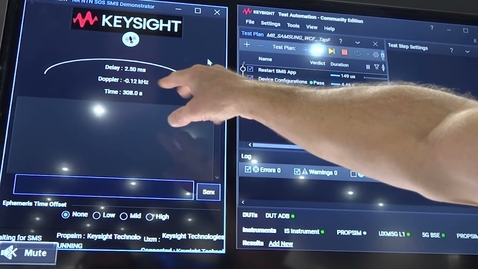 Thumbnail for entry Keysight NTN Demonstration for LEO Satellites