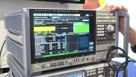 Thumbnail for entry IMS 2022 Demo: Improved EVM Measurement with New FSW Signal Analyzer