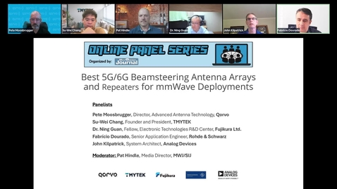 Thumbnail for Online Panel: The Best 5G/6G Beamsteering Antenna Arrays and Repeaters for mmWave Deployments