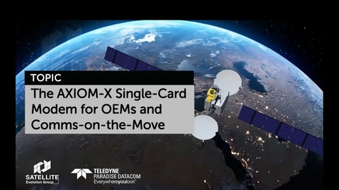 Thumbnail for entry AXIOM-X Single-Card Modem for OEMs, COTM