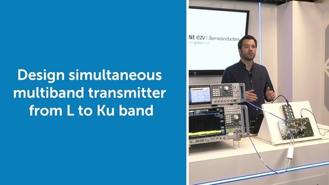 Thumbnail for entry Design Simultaneous Multiband Transmitter from L to Ku Band