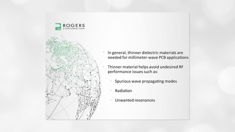 Thumbnail for entry Rogers Interview about 5G PCB Challenges and Solutions