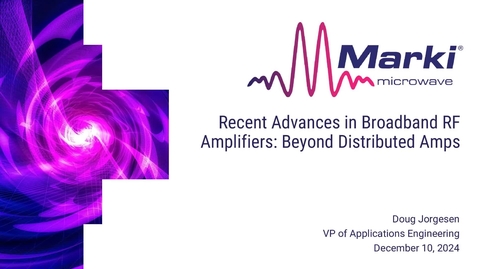 Thumbnail for  Recent Advances in Broadband RF Amplifiers: Beyond Distributed Amps