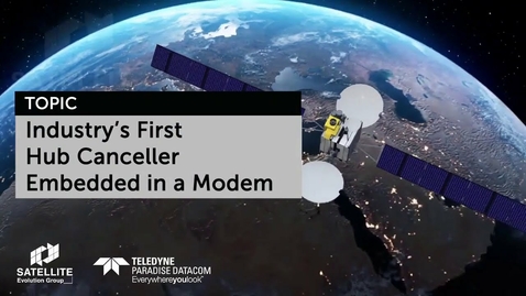 Thumbnail for First Hub Canceller Embedded in a Modem