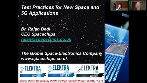 Thumbnail for entry Test Practices for New Space and 5G Applications