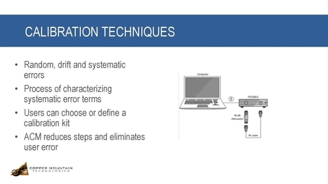 Thumbnail for entry Calibration of VNAs