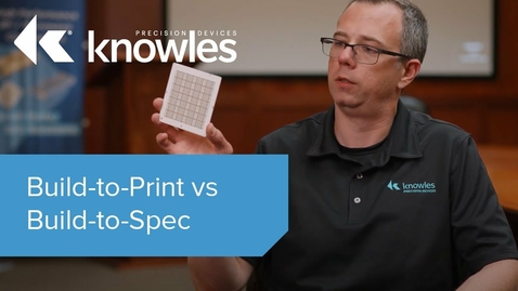 Thumbnail for Build-to-Print vs. Build to Spec