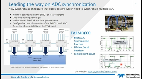 Thumbnail for entry Synchronisation for ADCs used in Phased Arrays