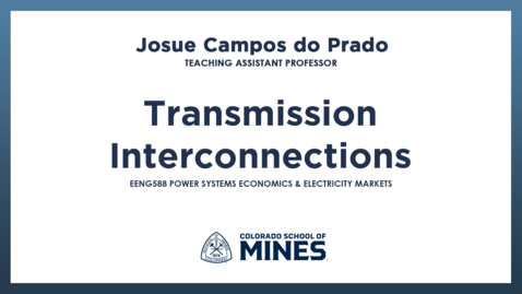 Thumbnail for EENG588 | Transmission Interconnections