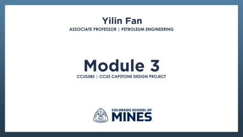 Thumbnail for CCUS585 | Module 3