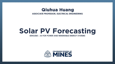 Thumbnail for EENG585 | Solar PV Forecasting 