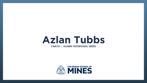Thumbnail for CSM101 | Alumni Testimonial Series | Azlan Tubbs 