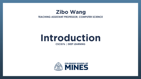 Thumbnail for CSCI576 | Introduction