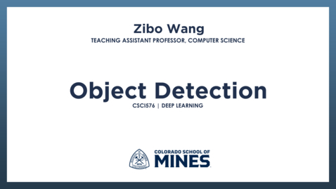 Thumbnail for CSCI576 | Object Detection
